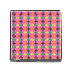 Abstract Seamlesspattern Graphic Lines Vintage Background Grunge Diamond Dotted Memory Card Reader (square 5 Slot)