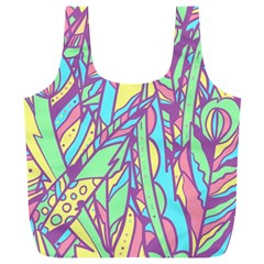 Feathers Pattern Full Print Recycle Bag (xxxl) by Sobalvarro
