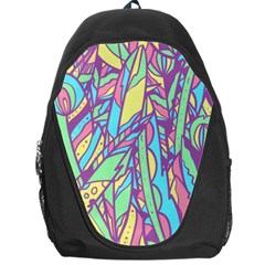 Feathers Pattern Backpack Bag