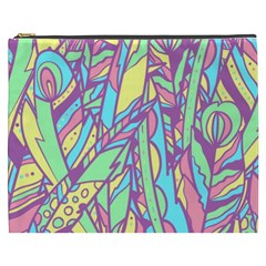 Feathers Pattern Cosmetic Bag (xxxl)