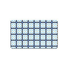 Pattern Design Art Scrapbooking Geometric Cubes Magnet (name Card) by Vaneshart