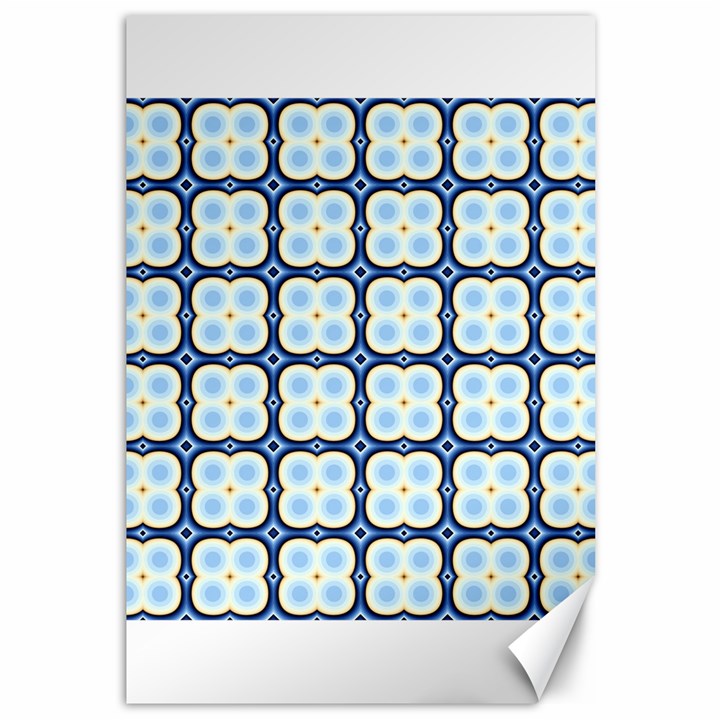 Pattern Design Art Scrapbooking Geometric Cubes Canvas 12  x 18 