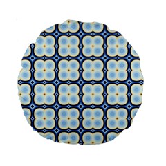 Pattern Design Art Scrapbooking Geometric Cubes Standard 15  Premium Round Cushions by Vaneshart