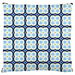 Pattern Design Art Scrapbooking Geometric Cubes Large Flano Cushion Case (one Side)