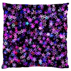 Christmas Paper Star Texture Large Cushion Case (one Side) by Vaneshart