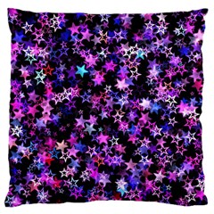 Christmas Paper Star Texture Large Cushion Case (two Sides) by Vaneshart