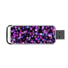 Christmas Paper Star Texture Portable Usb Flash (one Side) by Vaneshart