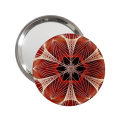 Star Pattern Red Abstract 2 25  Handbag Mirrors by Vaneshart