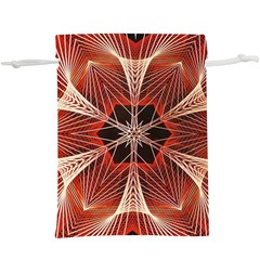 Star Pattern Red Abstract  Lightweight Drawstring Pouch (xl)