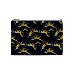 Pearl Pattern Floral Design Art Digital Seamless Cosmetic Bag (medium)