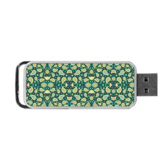 Pattern Abstract Paisley Swirls Artwork Creative Decoration Design Filigree Portable Usb Flash (one Side)