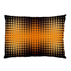 Pattern Lines Sections Yellow Straw Mauve Pillow Case (two Sides)