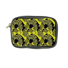 Seamless Pattern Background  Gold Yellow Black Coin Purse by Vaneshart