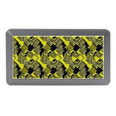 Seamless Pattern Background  Gold Yellow Black Memory Card Reader (mini) by Vaneshart