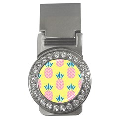 Summer Pineapple Seamless Pattern Money Clips (cz) 