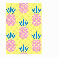 Summer Pineapple Seamless Pattern Large Garden Flag (two Sides) by Sobalvarro