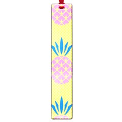 Summer Pineapple Seamless Pattern Large Book Marks by Sobalvarro