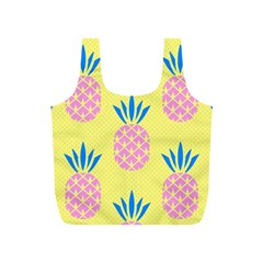 Summer Pineapple Seamless Pattern Full Print Recycle Bag (s) by Sobalvarro