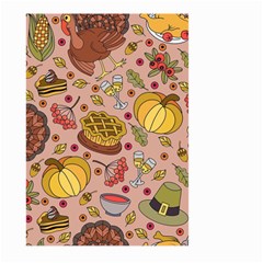 Thanksgiving Pattern Large Garden Flag (Two Sides)