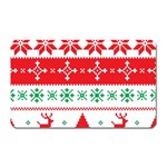 Ugly Christmas Sweater Pattern Magnet (Rectangular) Front