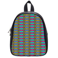 Seamless Tile Pattern School Bag (small) by HermanTelo