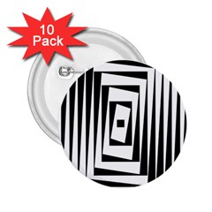 Background Black White Design 2 25  Buttons (10 Pack) 