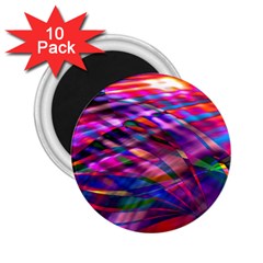 Wave Lines Pattern Abstract 2 25  Magnets (10 Pack)  by Alisyart