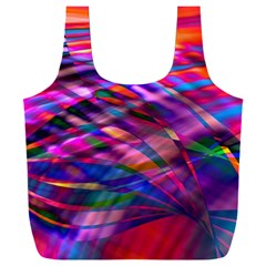 Wave Lines Pattern Abstract Full Print Recycle Bag (xxxl) by Alisyart