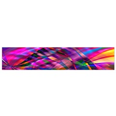 Wave Lines Pattern Abstract Small Flano Scarf