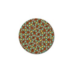 Colorful Modern Geometric Print Pattern Golf Ball Marker (10 Pack) by dflcprintsclothing