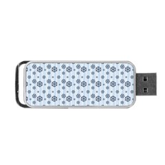 Snowflakes Winter Christmas Portable Usb Flash (one Side)