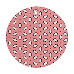 Pink Background Texture Ornament (round)