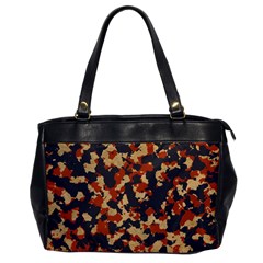 Aged Red, White, And Blue Camo Oversize Office Handbag