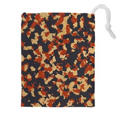 Aged Red, White, And Blue Camo Drawstring Pouch (4xl) by McCallaCoultureArmyShop