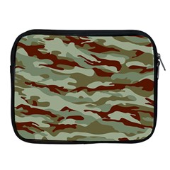 Brown And Green Camo Apple Ipad 2/3/4 Zipper Cases by McCallaCoultureArmyShop