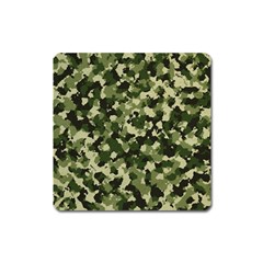 Dark Green Camouflage Army Square Magnet by McCallaCoultureArmyShop