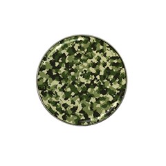 Dark Green Camouflage Army Hat Clip Ball Marker (10 Pack) by McCallaCoultureArmyShop