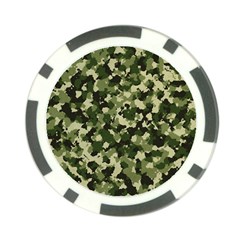 Dark Green Camouflage Army Poker Chip Card Guard (10 Pack) by McCallaCoultureArmyShop