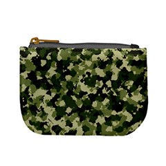 Dark Green Camouflage Army Mini Coin Purse by McCallaCoultureArmyShop