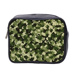 Dark Green Camouflage Army Mini Toiletries Bag (two Sides) by McCallaCoultureArmyShop