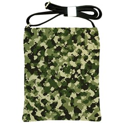 Dark Green Camouflage Army Shoulder Sling Bag by McCallaCoultureArmyShop