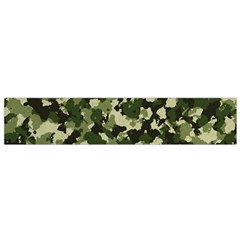 Dark Green Camouflage Army Small Flano Scarf by McCallaCoultureArmyShop
