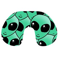 Alien Travel Neck Pillow by Sapixe