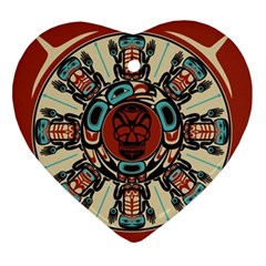 Grateful Dead Pacific Northwest Cover Heart Ornament (two Sides) by Sapixe