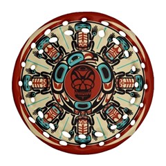 Grateful Dead Pacific Northwest Cover Round Filigree Ornament (two Sides)