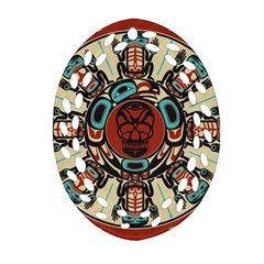 Grateful Dead Pacific Northwest Cover Ornament (oval Filigree) by Sapixe