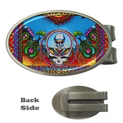 Grateful Dead Wallpapers Money Clips (oval)  by Sapixe