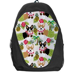 Corgis Hula Pattern Backpack Bag by Sapixe