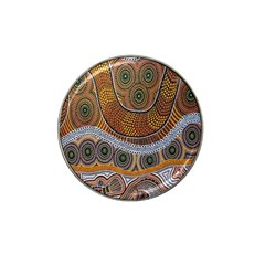 Aboriginal Traditional Pattern Hat Clip Ball Marker (4 Pack)