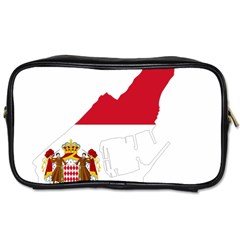 Monaco Country Europe Flag Borders Toiletries Bag (one Side)